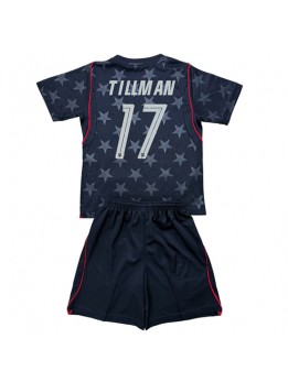 Detské Futbalové oblečenie Spojené štáty Malik Tillman #17 MS 2026 Krátky Rukáv - Preč (+ trenírky)